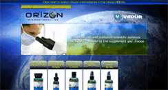 Desktop Screenshot of orizoninternational.com